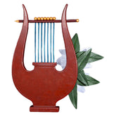 Game Genshin Impact Venti Brown Harp Cosplay Accessories Halloween Carnival Props